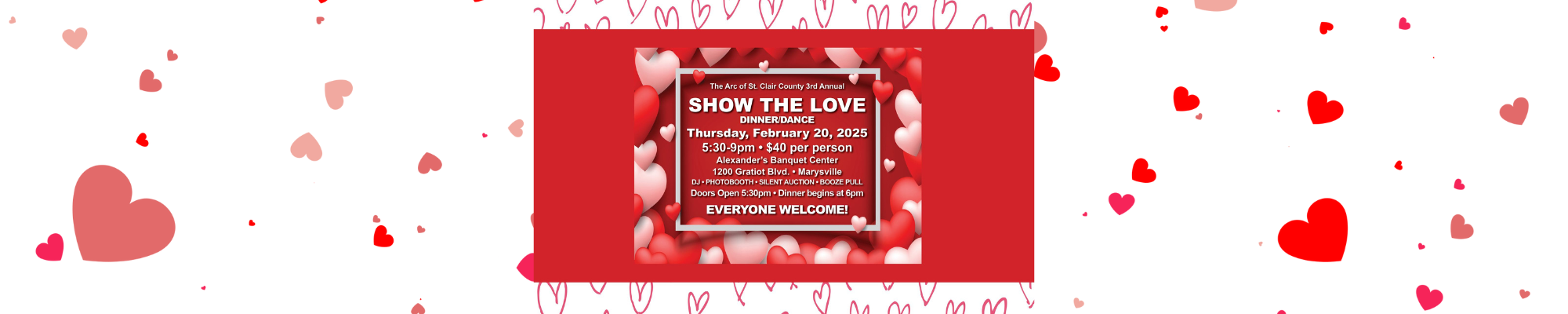 The Arc of St. Clair County 3rd Annual Show the Love Dinner/Dance