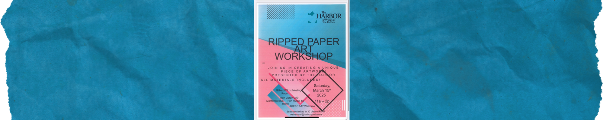 Ripped Paper Art Workshop