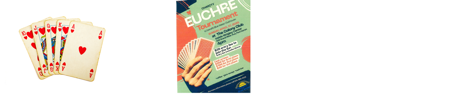 Charity Euchre Tournament to benefit Blue Water Clubhouse